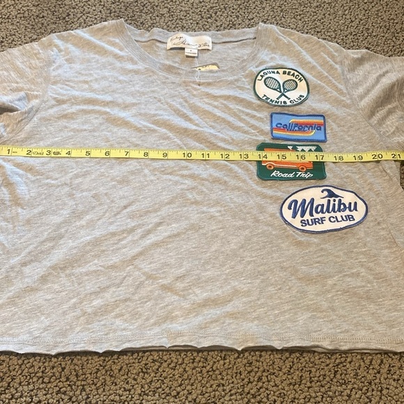 NWT Vintage Havana Gray Patched Shirt Size Small - Picture 5 of 6